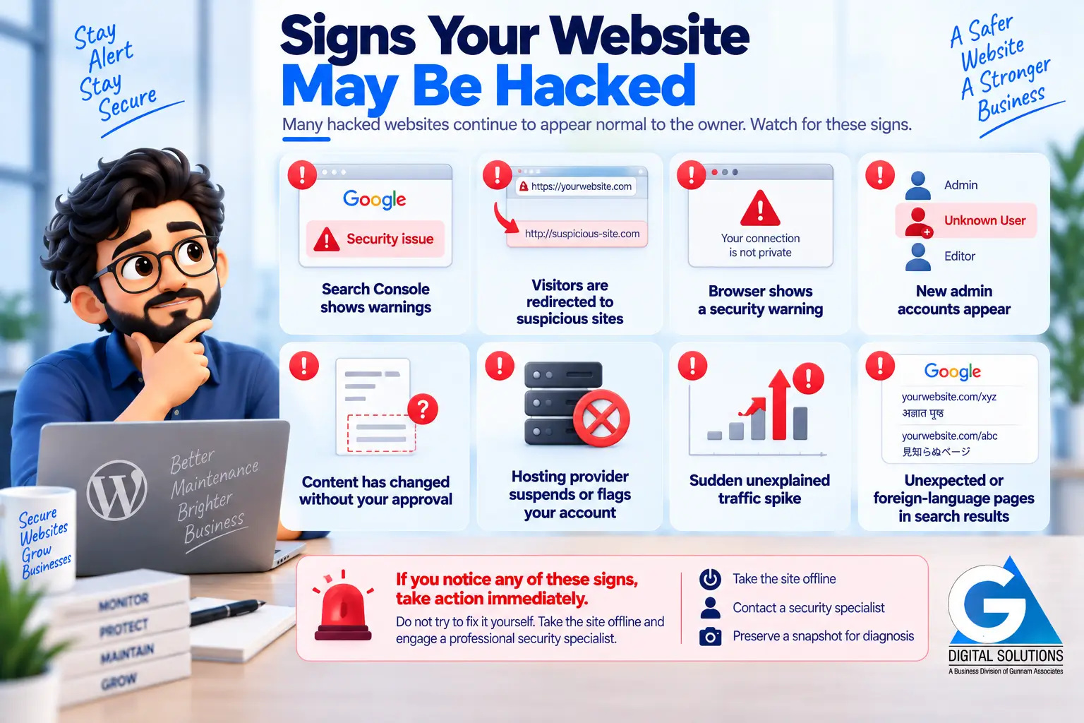 Signs of Website Compromise